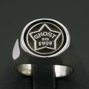 新品 GHOST STANLEY GUESS ゴースト スタンリーゲス SILVER STAR LOGO RING シルバー スター ロゴ リング 18.5号 2000年