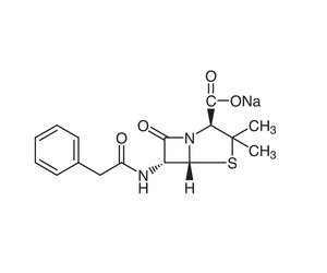 ペニシリンG ナトリウム塩 5g C16H17N2NaO4S ~1650 U/mg 有機化合物標本 試薬 試料