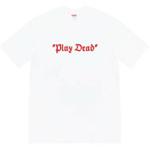  【新品】 22FW Supreme Play Dead Tee ホワイト　Lサイズ　シュプリーム プレイ デッド Tシャツ　ボックス