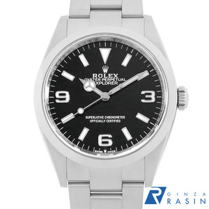 ロレックス エクスプローラーI 124270 ブラック ランダム番 中古 メンズ 腕時計