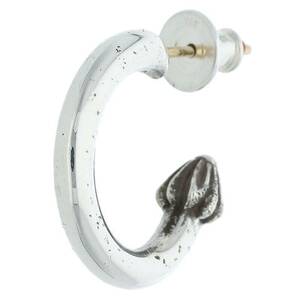 クロムハーツ Chrome Hearts HOOP PLAIN/プレーンフープ シルバーピアス 中古 OS06