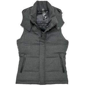 定価10万 wjk HEAVY WOOL POPLIN SEPARATE HOOD DOWN VEST Lサイズ ヘビーウールポプリンダウンベスト ジャケット モンクレール wjk 1piu