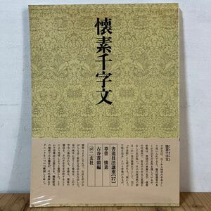 シヲ☆0423[書道技法講座 27 懐素千字文 草書 懐素] 二玄社 中国書道