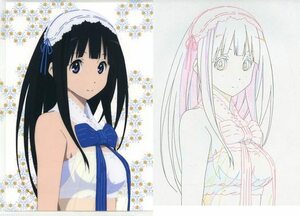 氷菓 Blu-ray/DVD 京アニショップ 購入 特典 描き下ろし 生クリンナップ＆A5クリアファイル 千反田 える C【京都アニメーション 京アニ 】