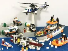 【正規品】 LEGO® レゴシティの夏の海　船／ヘリ／トラック等　大量セット