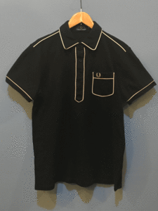 フレッドペリー FRED PERRY ポロシャツ 襟付きシャツ 黒 L コットン１００％