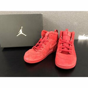 AIR JORDAN 1 RETRO HIGH BT Gym Red ベビージョーダン 1 ジムレッド オールレッド 赤 16cm