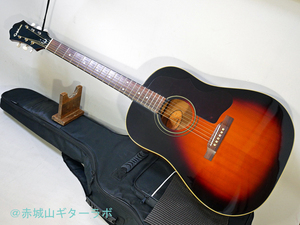 Epiphoneエピフォン Limited Edition 1963 AJ-45/VS 2006年韓国製 超低弦高★ソフトGIGバッグ付属☆極美品 メンテナンス済