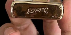 Zippo gold 