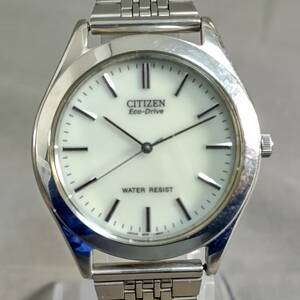 562/15　GJ60147　CITIZEN　Eco-Drive　E030-L20646　3針　シルバー系　不動　腕時計　シチズン　