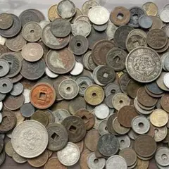 古銭　まとめて　無選別　重量不明　銀貨　銅貨　大量　一圓銀貨