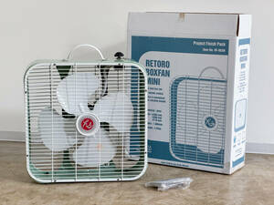 HERMOSA レトロボックスファンミニ GREEN　RF−003N　ハモサRETORO BOXFAN MINI サーキュレーター LASKO