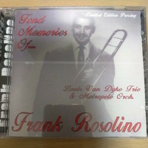 Frank Rosolino fond memories of… cd ジャズ louis van dyke jaques schols john engels 