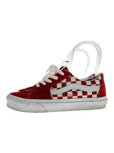 VANS◆ローカットスニーカー/24cm/RED/コットン/721356