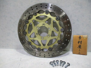 4★FZR250用フロントディスクローター422　純正.320φ.2KR.検）TZR250.1KT.2XT.TZR125R.SRX400.3VN.SRX600.3SX.TDR.SR400.