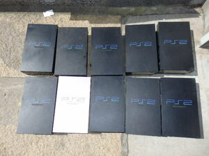 PS2 本体 厚型 10台 まとめ 大量 プレイステーション2 プレステ2 まとめて SCPH-10000/18000/30000/50000 ピンク G8101