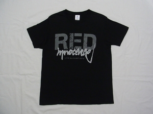 ★美品・未着用★ DA PUMP ダ・パンプ LIVE DA PUMP 2016-2017 RED クルー スタッフ Tシャツ sizeS 黒 ★古着 非売品 ライブ ツアー グッズ