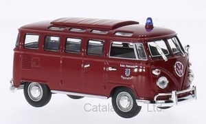 1/43 フォルクスワーゲン VW T1 samba サンバ 消防車 fire brigade Ingolstadt 1962 Lucky Die Cast 梱包サイズ60