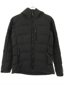 MAMMUT マムート SERAC DOWN HOODY HERRINGBONE フーデッドダウンジャケット チャコール系 XS 1010-23860 ITO7IHRMJY2O