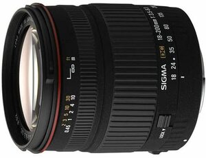 シグマ 18-200mm F3.5-6.3 DC デジタル専用 ペンタックス用(中古品)