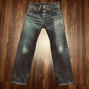 【中古】W31×L30 RRL ストレート セルビッジデニム　ジャパンウーヴン　STRAIGHT LEG JAPAN WOVEN SELVEDGE DENIM