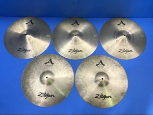 1【 Zildjian 】シンバル Rock CRASH 18/45cm 5枚セット 音楽機材 器材 ドラム 打楽器 120