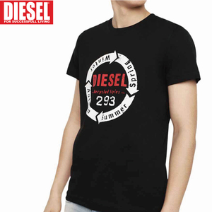 XL/新品 DIESEL ディーゼル ロゴ Tシャツ DIEGO-C1 メンズ レディース ブランド カットソー ブラック