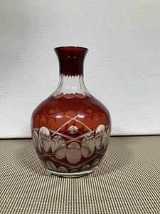 ◆ヴィンテージ ガラス 花瓶◆4778