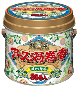 まとめ得 アース　渦巻き30巻缶入 　 アース製薬 　 殺虫剤・ハエ・蚊 x [3個] /h