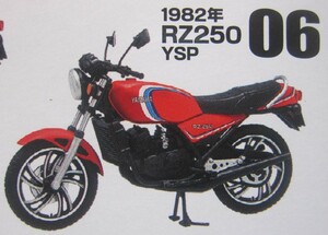 美品 ヴィンテージバイクキット ヤマハ RZ 1982年 RZ250 YSP RD YAMAHA RZ350 RD250 RD350 エフトイズ バイク F-toys ヴィンテージバイク
