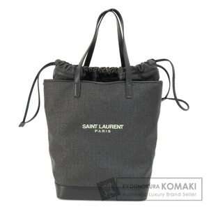 SAINT LAURENT サンローラン テディトート トートバッグ レザー レディース 中古