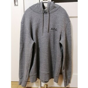 極美品　A.P.C.　4114313 スウェットパーカー グレー　S　ＡＰＣ　ジャケット コート SACAI　アーペーセー