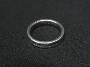 1円 ■美品■ TIFFANY＆Co ティファニー 1837 ナロー SV925 リング 指輪 アクセサリー 約11号 レディース メンズ シルバー系 AX4563