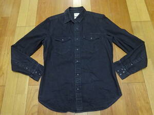 ■Z-262 ■Gap1969　ブラックデニムシャツ　サイズS