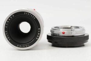 LEITZ CANADA ビゾフレックス ELMAR 65mm f3.5 for Canon EFマウント改造アダプター付 #1040/324/4/3