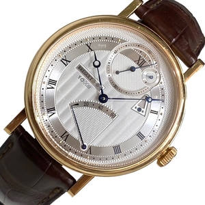 ブレゲ Breguet クラシック クロノメトリー 7727BR/12/9WU シルバー/ホワイト K18PG/純正革ベルト/純正尾錠 腕時計 メンズ 中古