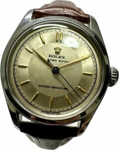 1円〜 Y 希少 レア ROLEX ロレックス オイスターロイヤル 6144 メンズ ボーイズ 手巻き アンティーク ヴィンテージ 時計 622692905