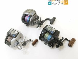 ダイワ 棚 タナセンサー S 300DX・スーパータナセンサー X200i 早技・棚センサー X300 船 舟 カウンターリール 計3点