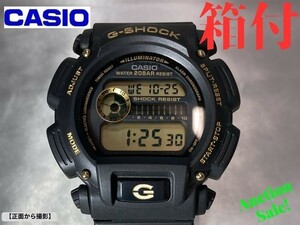 【可動品】CASIO カシオ G-SHOCK 腕時計 DW-9052GBX（3232） ブラック＆ゴールド 20気圧防水 取扱説明書有